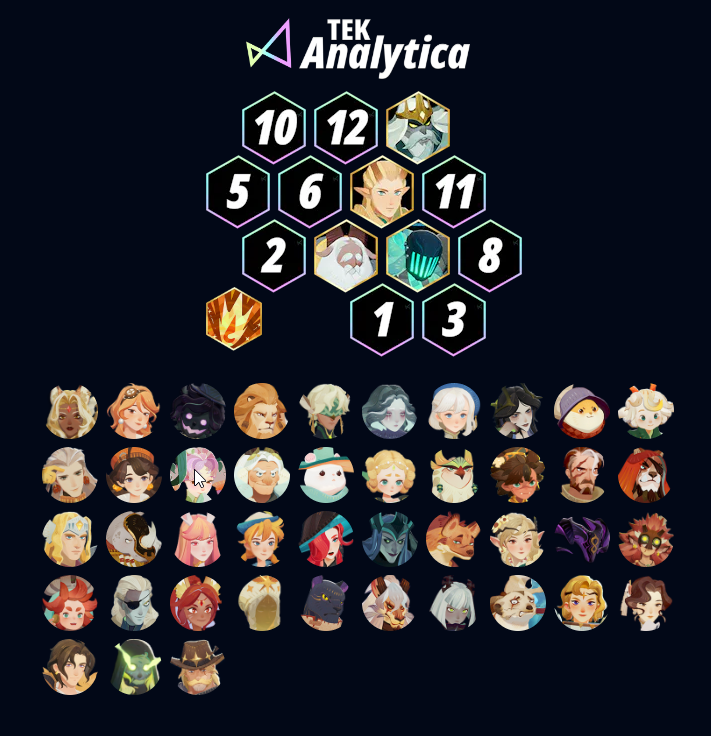 Analytica.gg Formation Builder tool